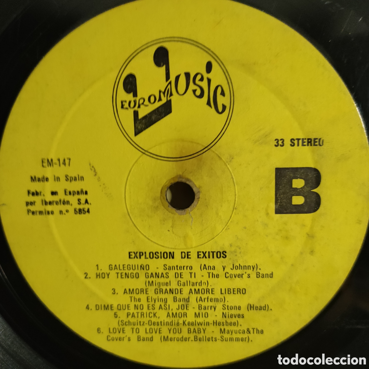 Discos de vinilo: Explosion De Exitos . 1976 original Spain LP disco 12&rdquo; vinilo - Foto 4
