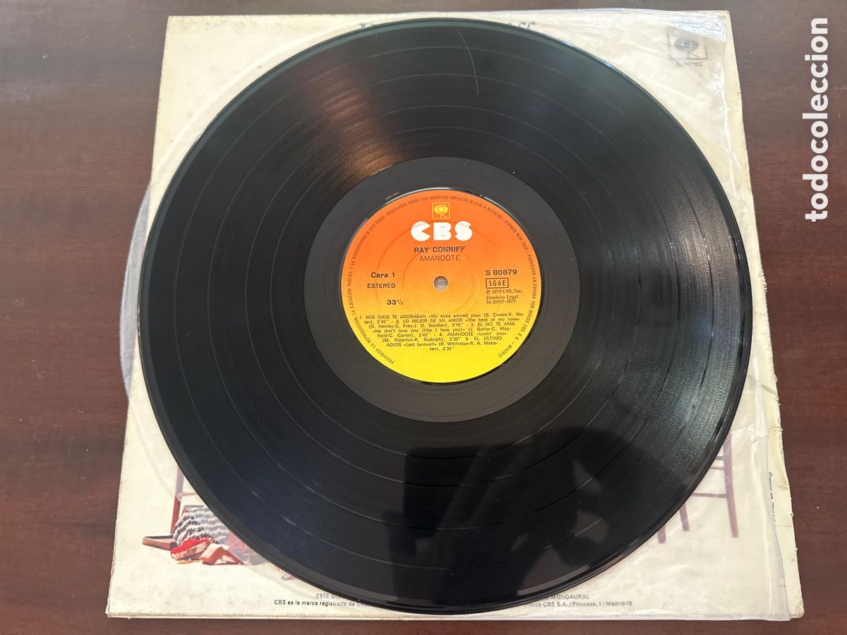 Discos de vinilo: LP - RAY CONNIFF - LOVIN YOU (SPAIN, CBS 1972) - Foto 4