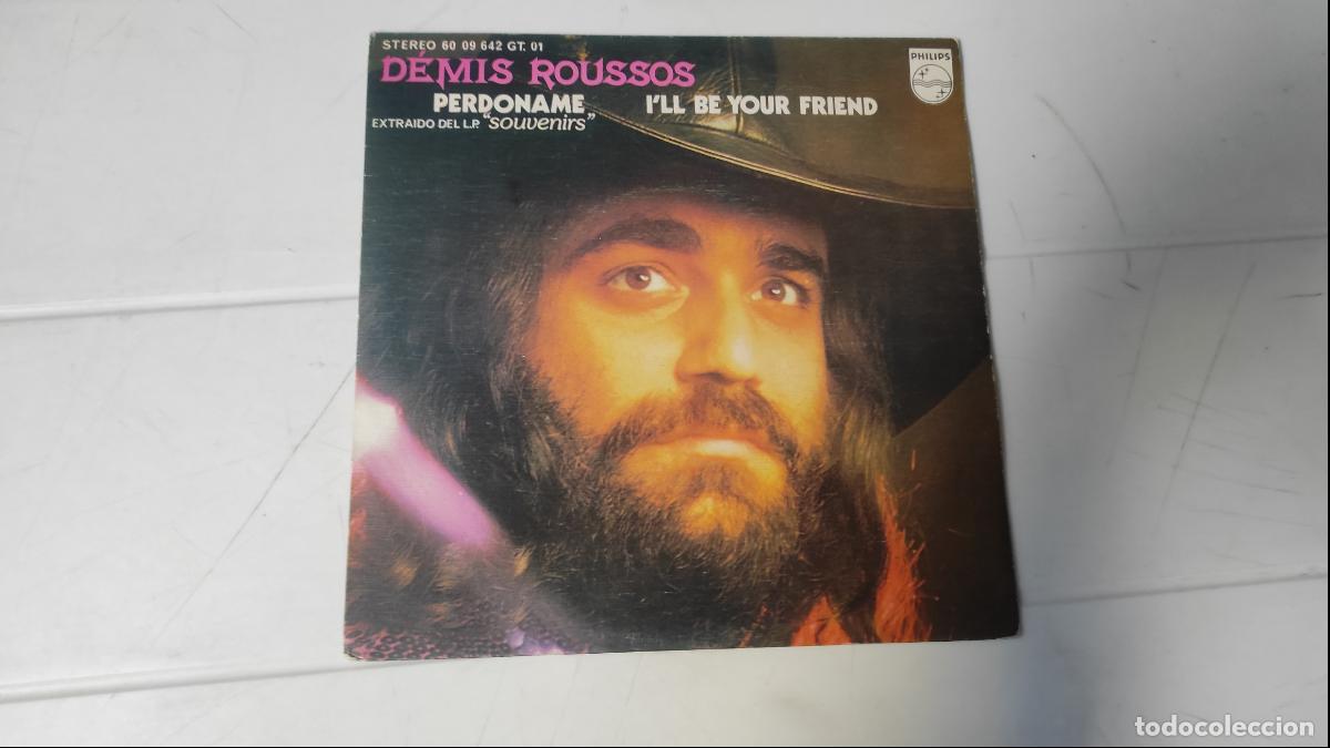 Discos de vinilo: SINGLE DEMIS ROUSSOS - PERDONAME - Foto 1