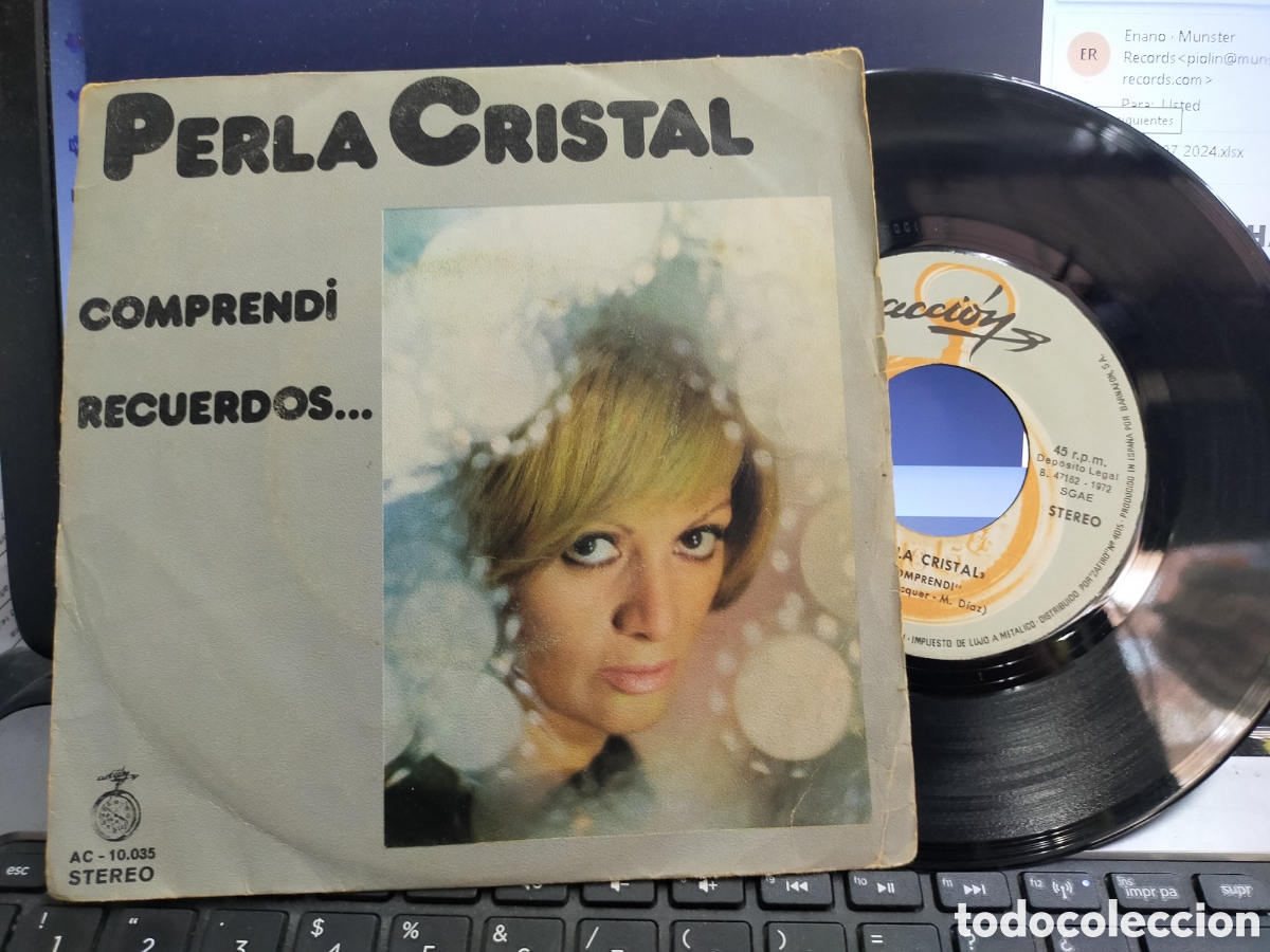 Discos de vinilo: Perla cristal single comprend&iacute; 1972 - Foto 1
