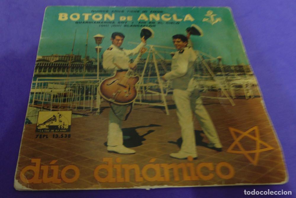 Discos de vinilo: DUO DINAMICO - BOTON DE ANCLA - EP VINILO ROJO - Foto 2