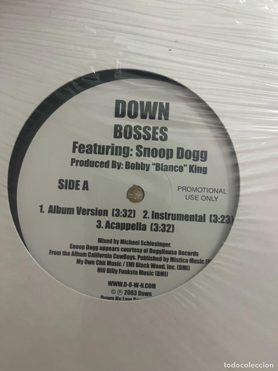 Discos de vinilo: Down Featuring Snoop Dogg Bosses - Foto 2