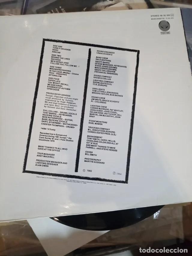 Discos de vinilo: Genesis Three Sides Live 2LP Original Espa&ntilde;a 1982 - Foto 2