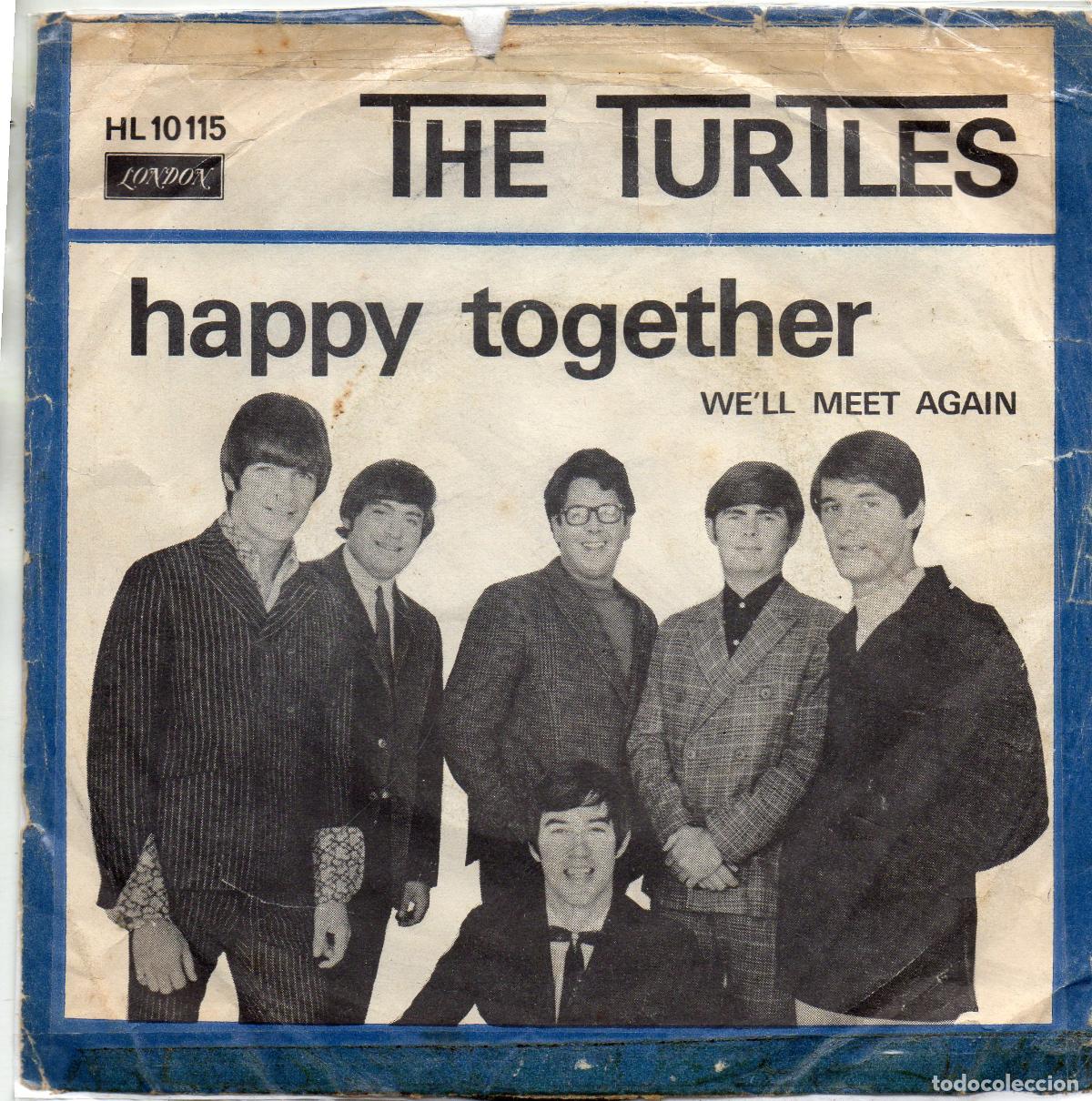 Discos de vinilo: THE TURTLES- HAPPY TOGETHER - SINGLE INGLES - 1966 - Foto 1