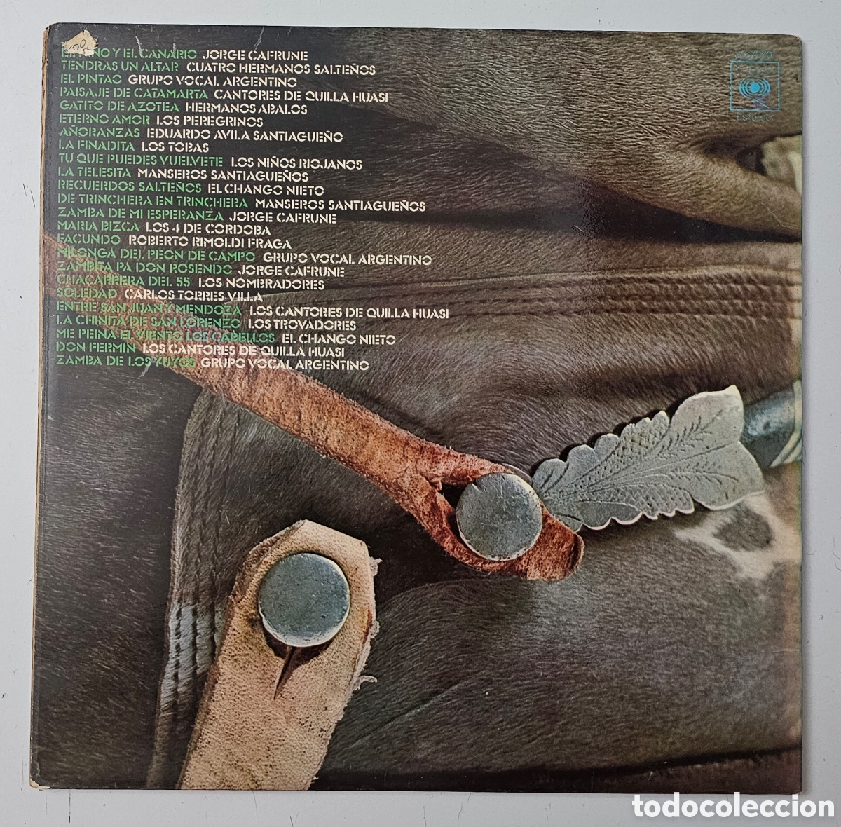 Discos de vinilo: 2 LPs V/A EXITOS DEL FOLKLORE ARGENTINO (Espa&ntilde;a - CBS - 1972) - Foto 4