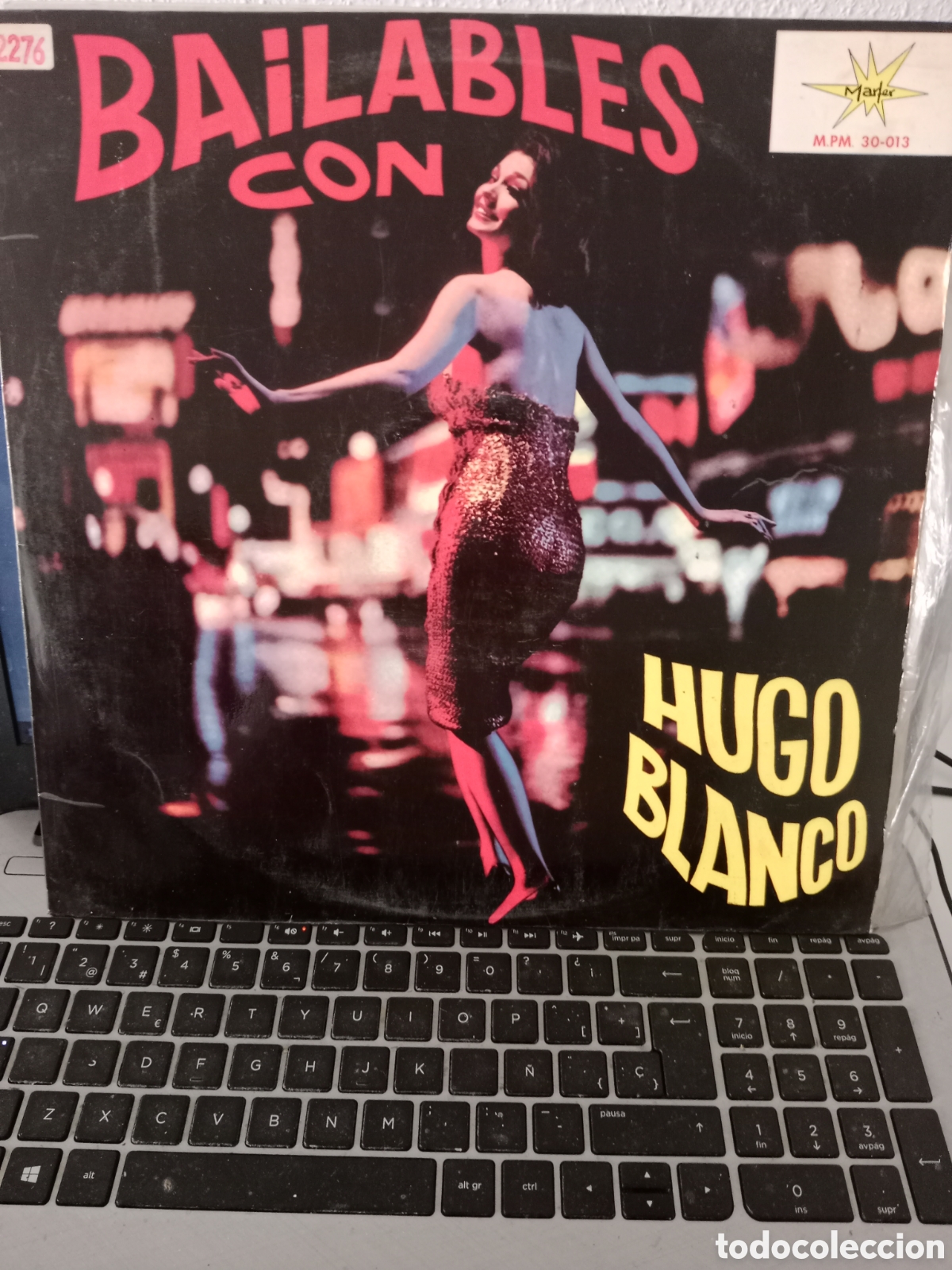 Discos de vinilo: Hugo Blanco y su conjunto - Bailables con (Espa&ntilde;a 1966) - Foto 1