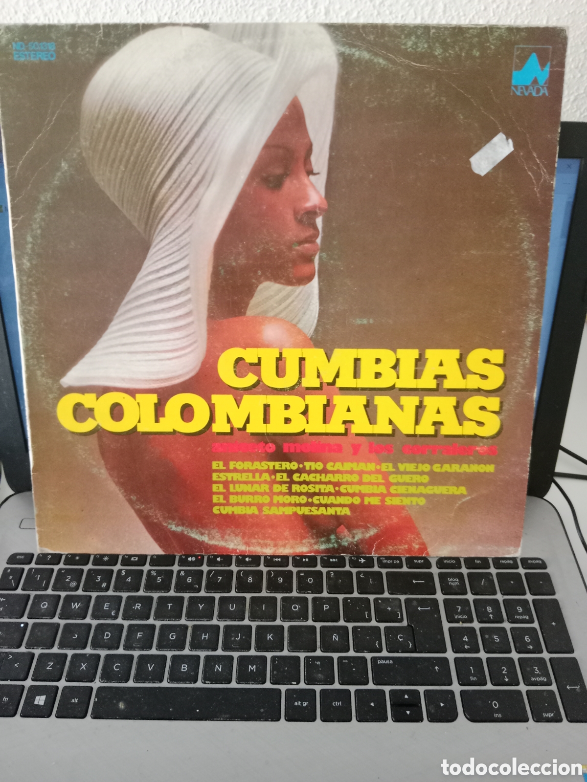 Vinyl records: Aniceto Molina - Cumbias colombianas (Espa&ntilde;a 1978)
