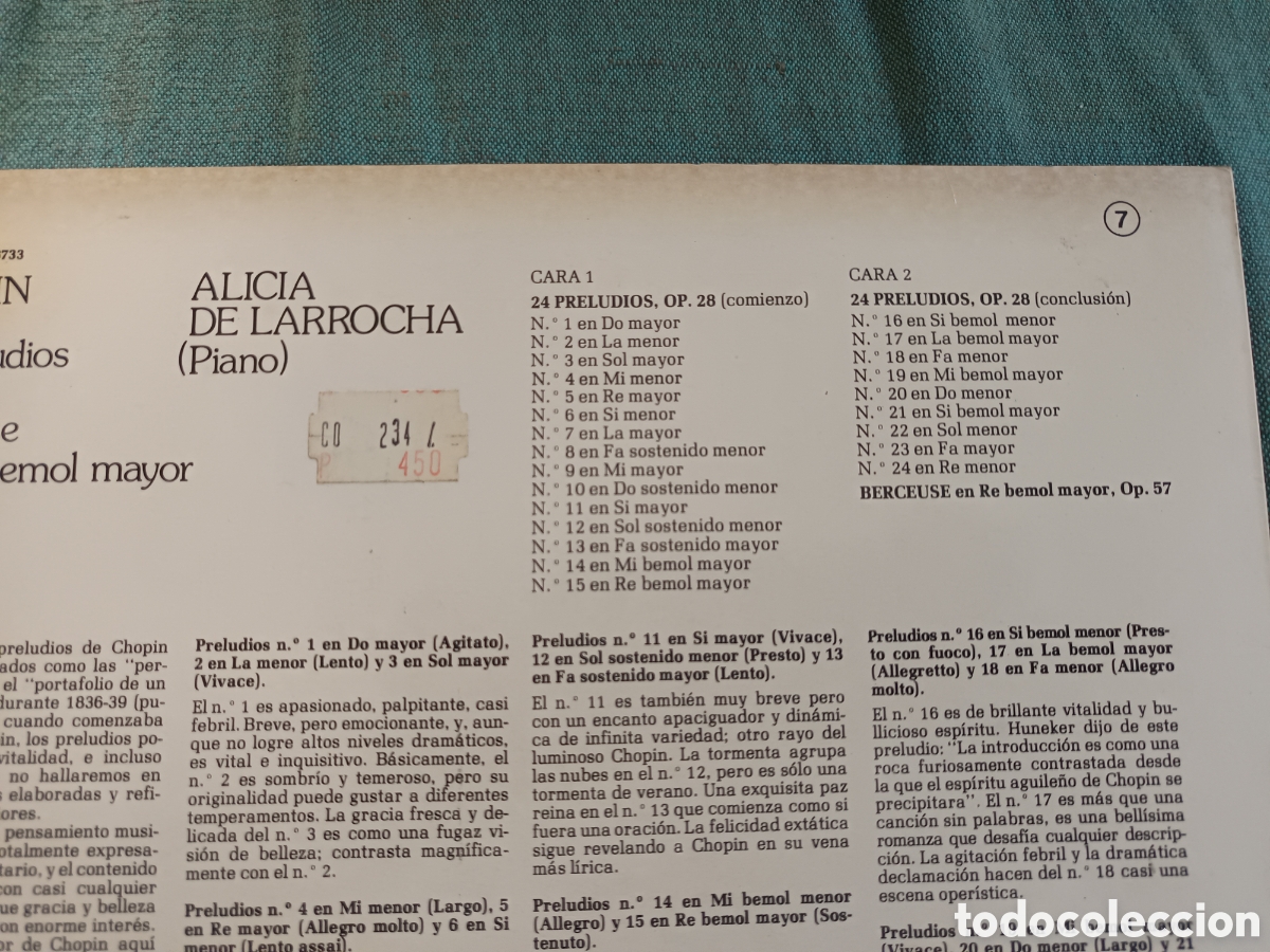 Discos de vinilo: Vinilos de Frederic Chopin - Foto 6
