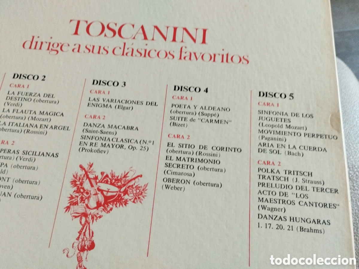 Discos de vinilo: *TOSCANINI. 5 VINILOS. (Rf:2) - Foto 2