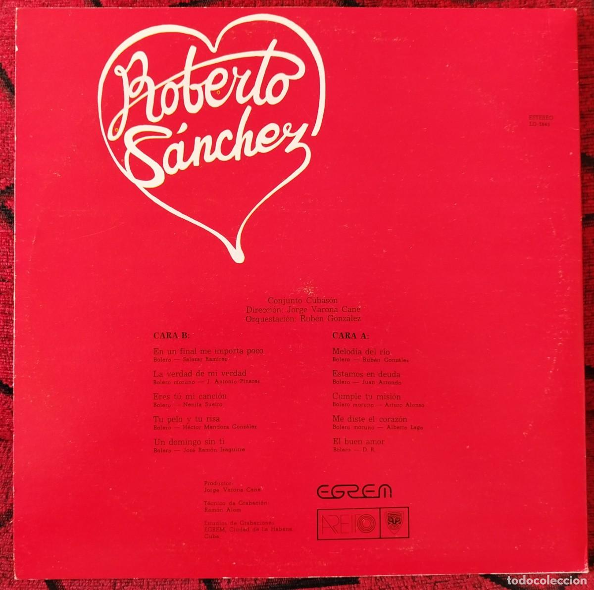 Discos de vinilo: ROBERTO SANCHEZ ** Roberto S&aacute;nchez ** VINILO LP - Foto 2