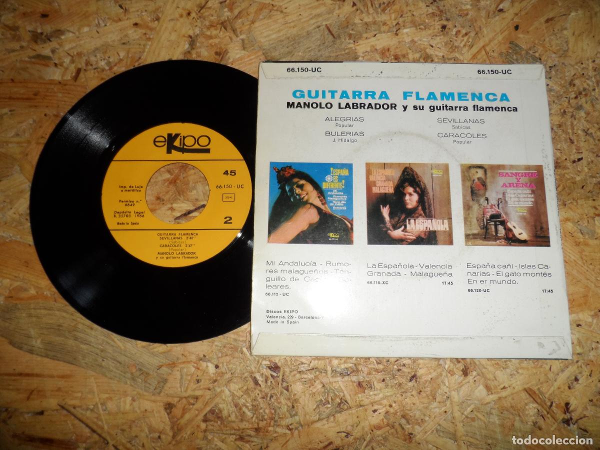 Discos de vinilo: MANOLO LABRADOR - GUITARRA FLAMENCA - Foto 2