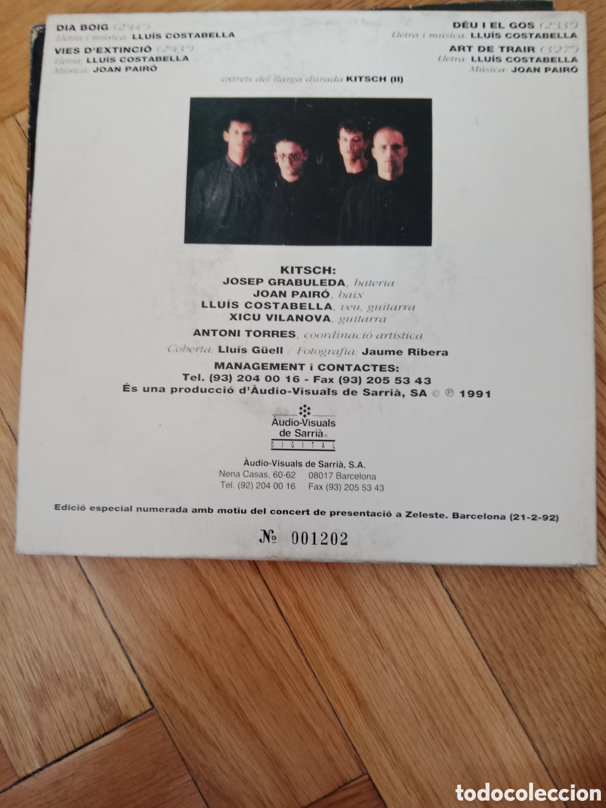 Discos de vinilo: Kitsch - D&iacute;a boig (doble single) - Foto 3