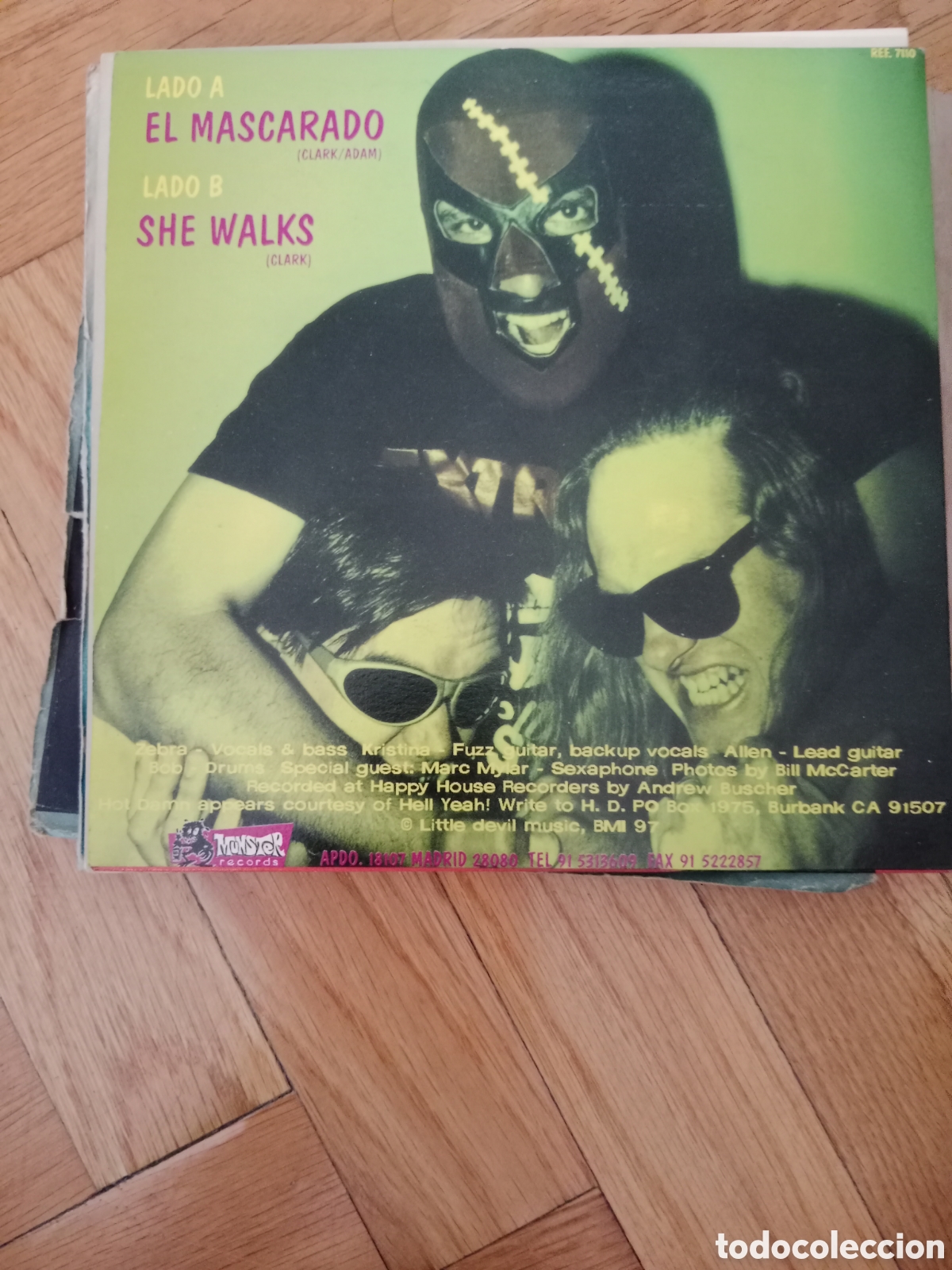 Discos de vinilo: Hoy Damn - El mascarado - Foto 2