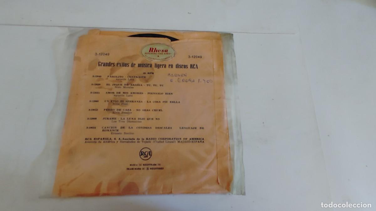 Discos de vinilo: FERNANDO ROSAS-SINGLE CARTA A UFEMIA - Foto 2