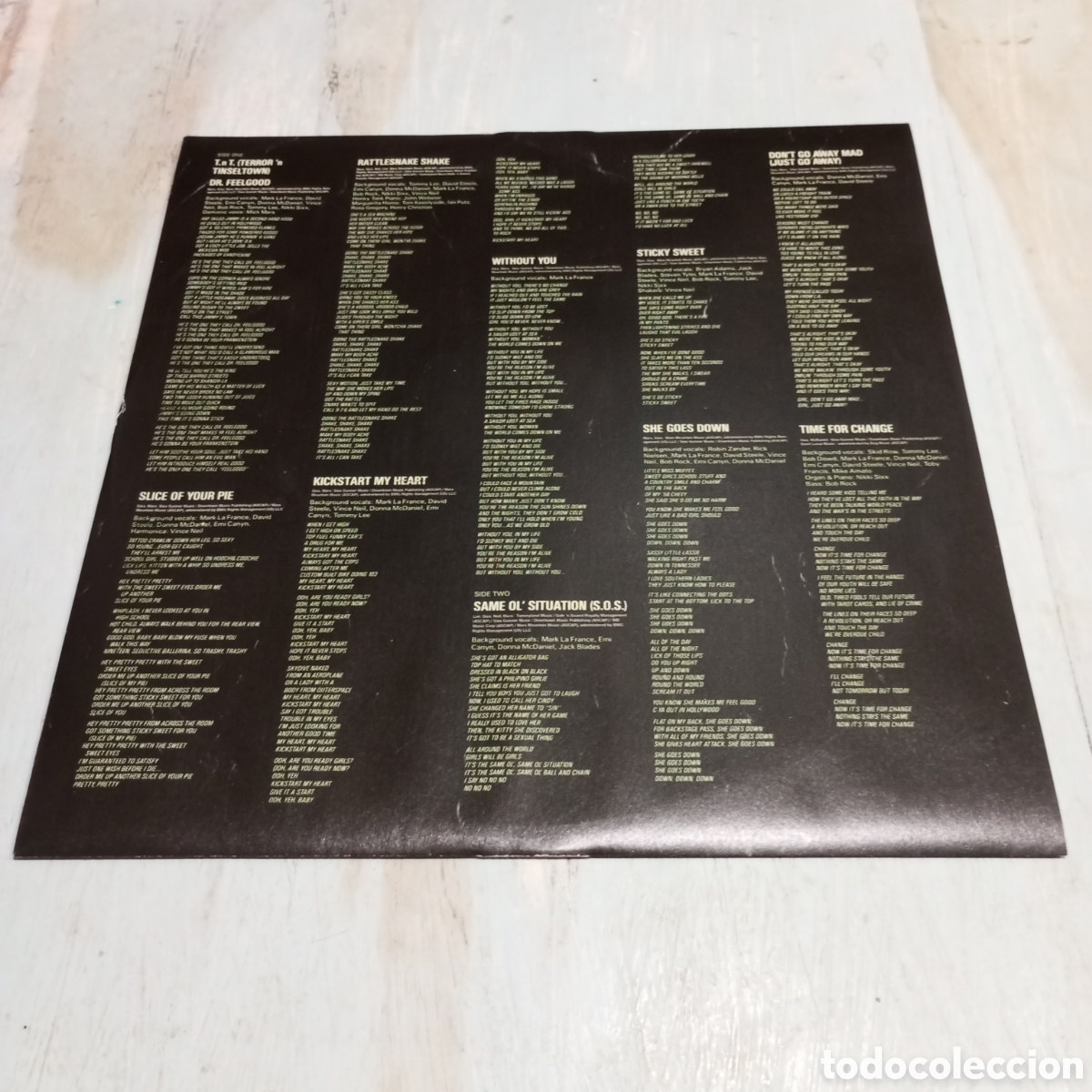 Discos de vinilo: M&Ouml;TLEY CR&Uuml;E - DR. FEELGOOD - LP - Foto 5
