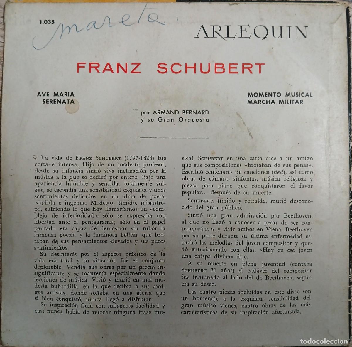 Discos de vinilo: Disco vinilo single Franz Schubert - Foto 2
