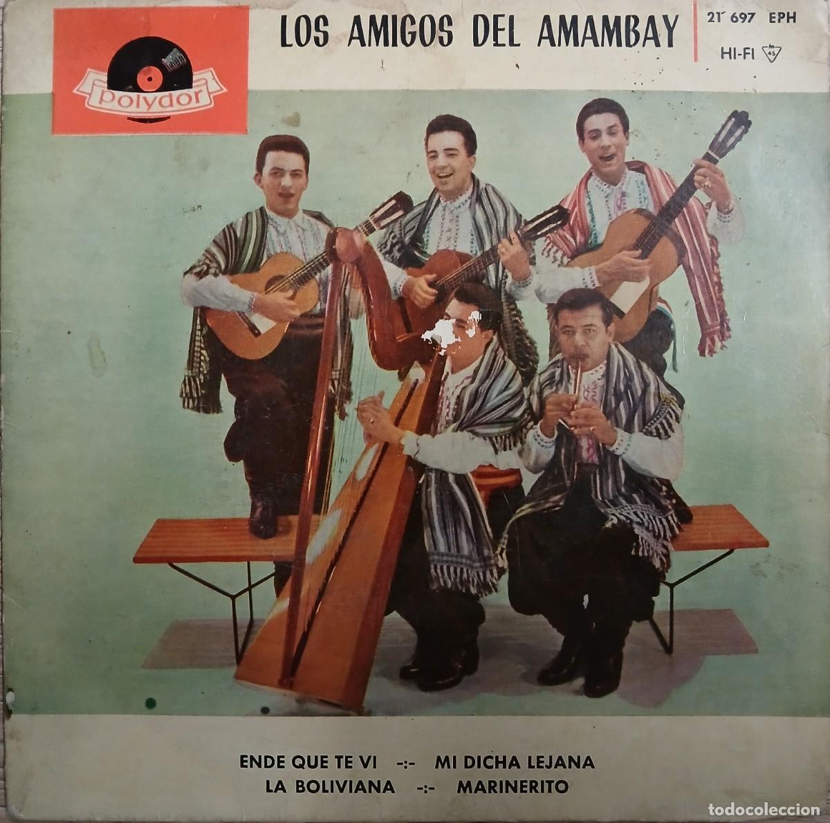 Discos de vinilo: Disco vinilo single Los amigos del Amambay - Foto 1