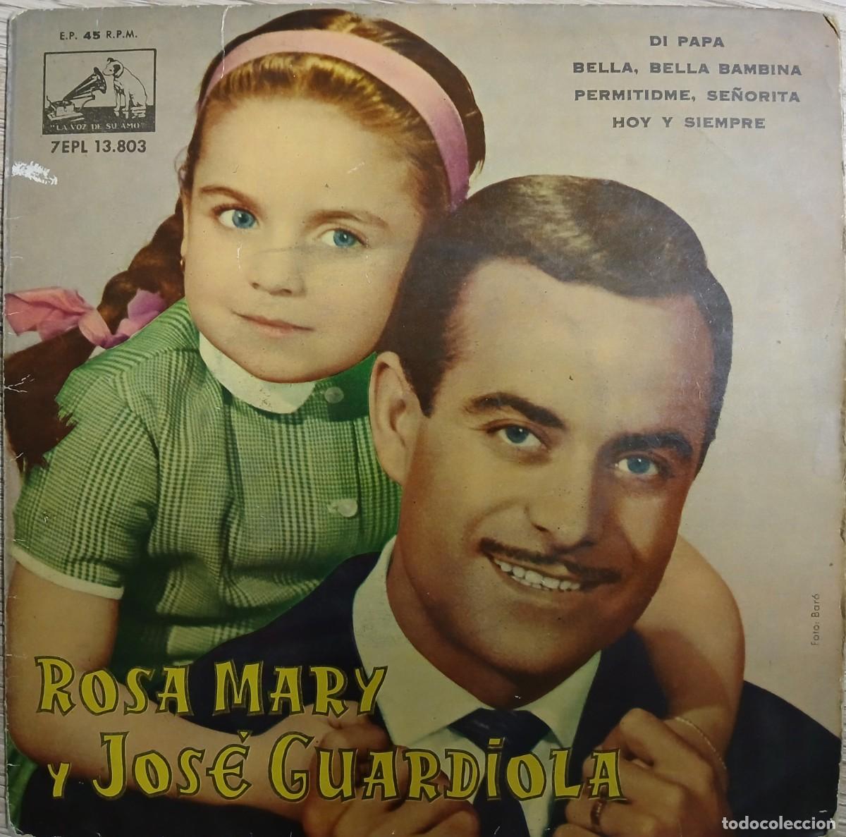 Discos de vinilo: Disco vinilo single Jose Guardiola y Rosa Mary - Foto 1