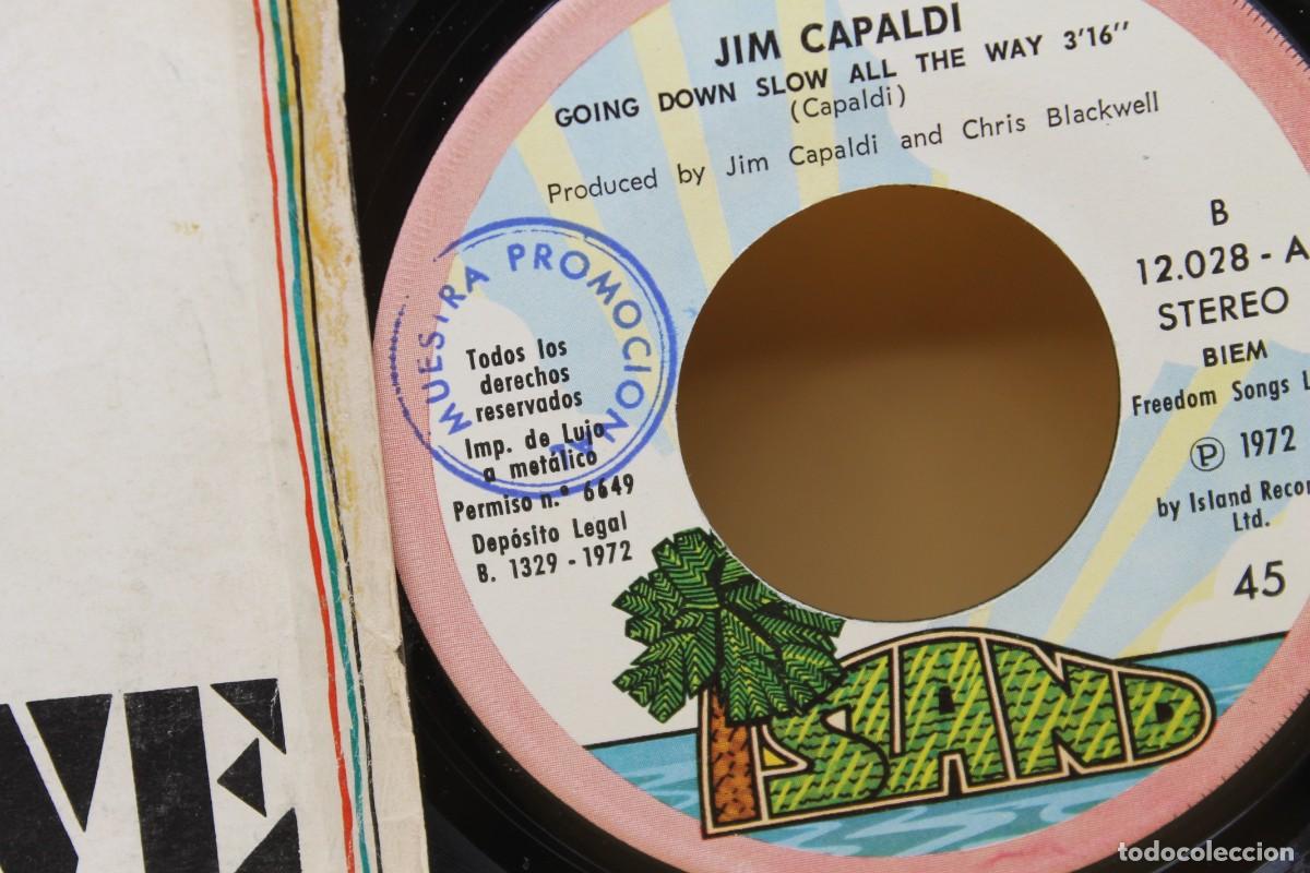 Discos de vinilo: JIM CAPALDI EVE SINGLE MADE IN SPAIN 1972 - Foto 3