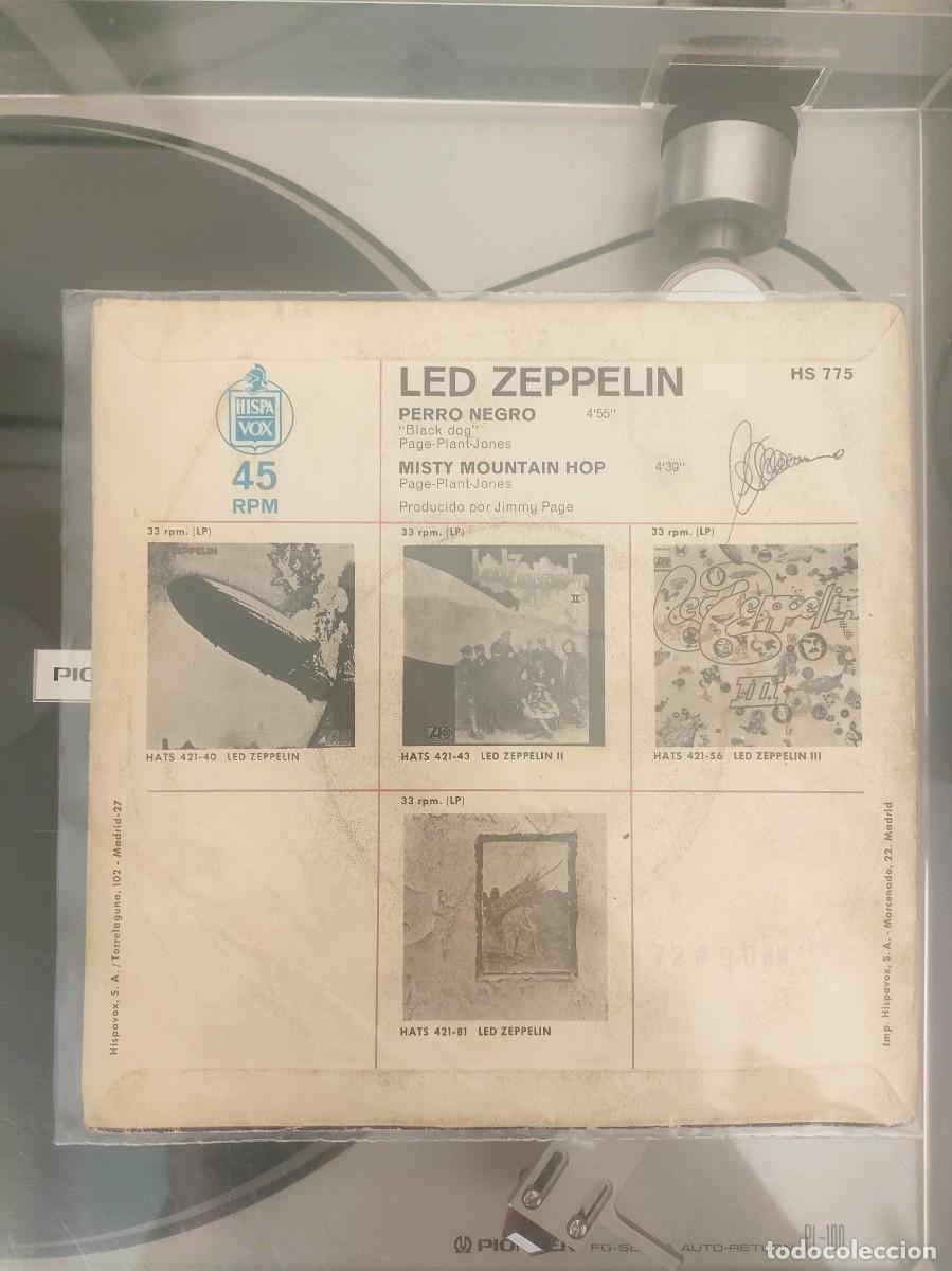 Discos de vinilo: LED ZEPPELIN. BLACK DOG - Foto 2