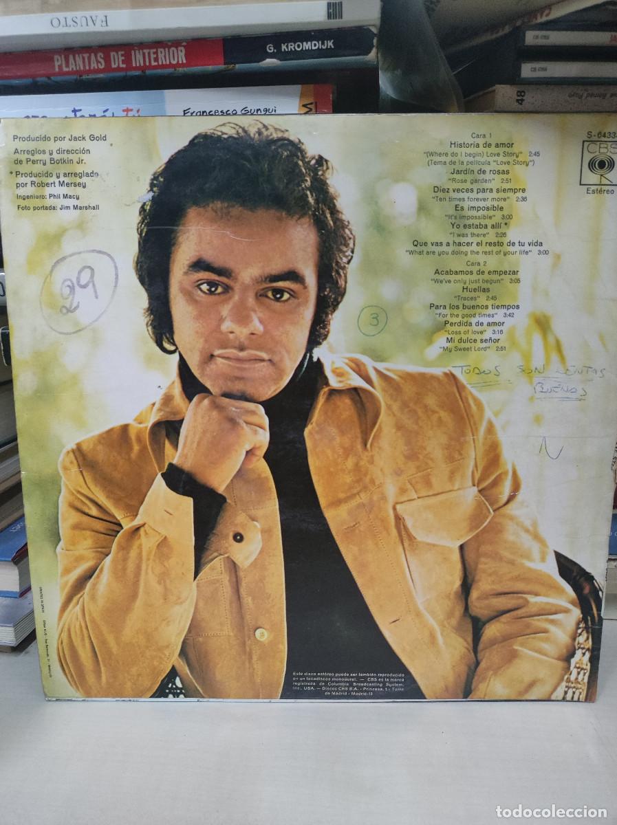 Discos de vinilo: Johnny Mathis &ndash; Love Story - Foto 2