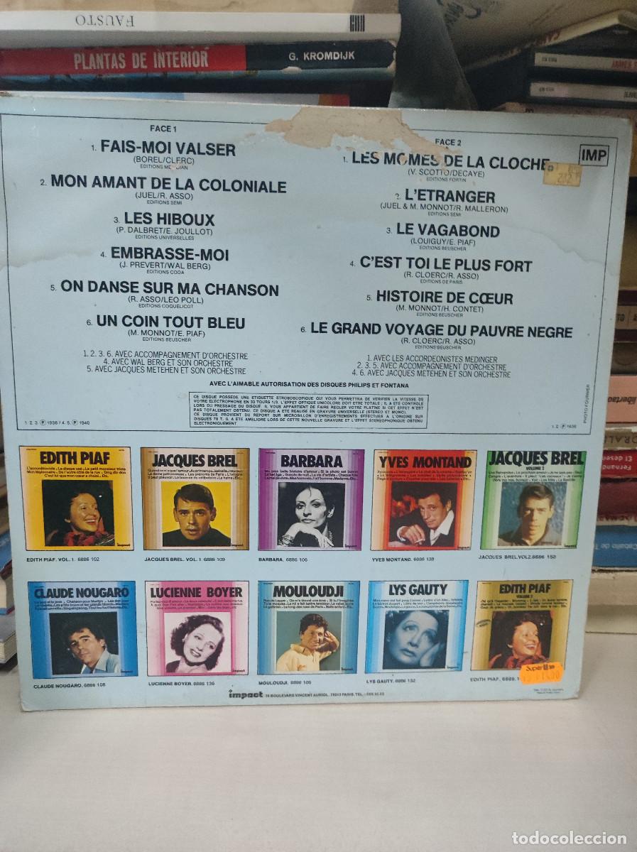 Discos de vinilo: Edith Piaf &ndash; Edith Piaf Volume 2 - Foto 2