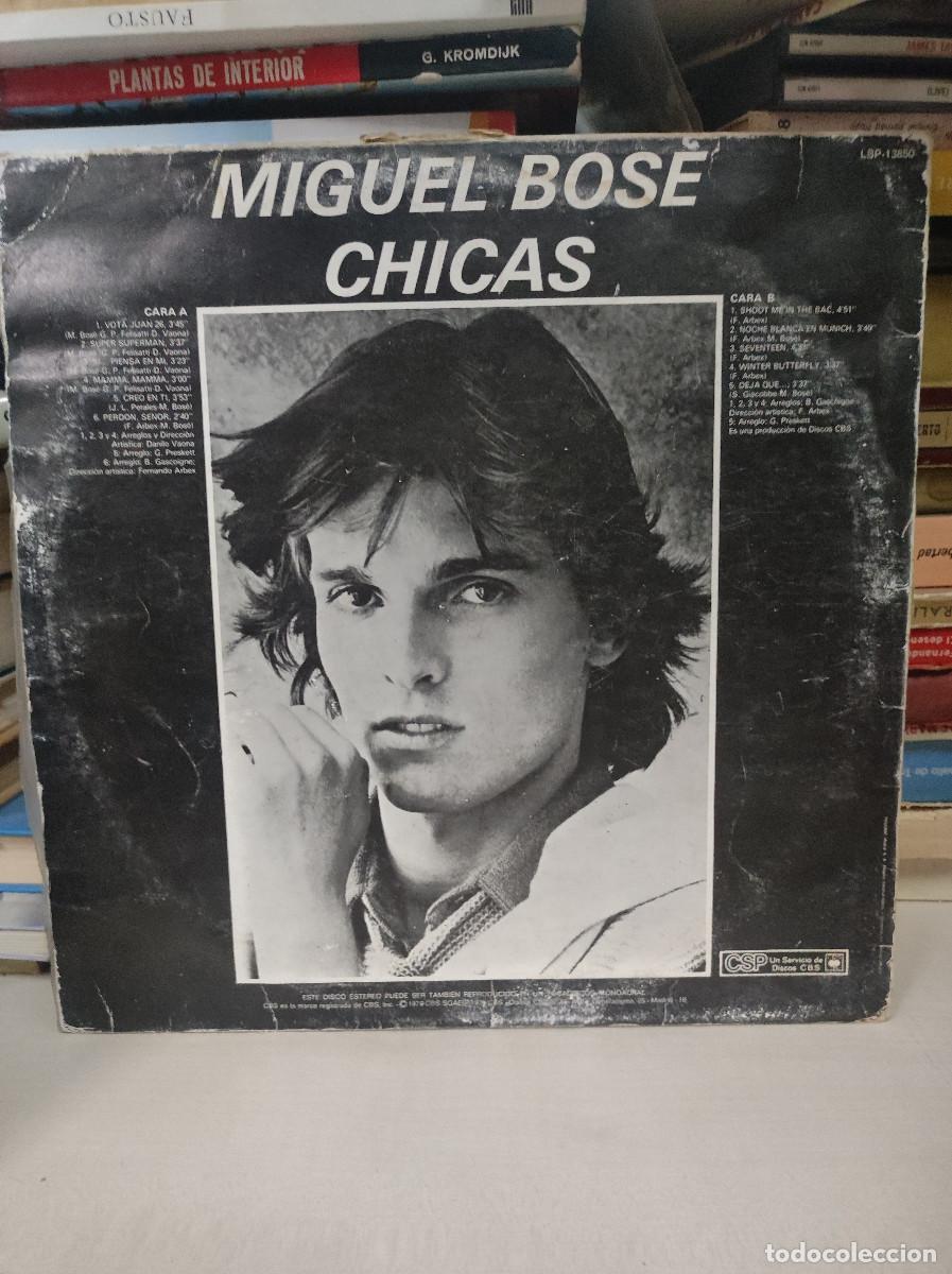 Discos de vinilo: Miguel Bose &ndash; Chicas - Foto 2
