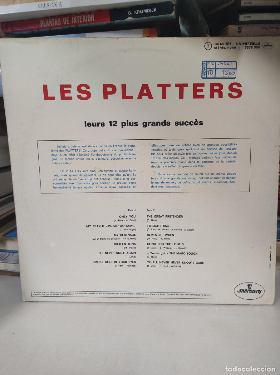 Discos de vinilo: Les Platters &ndash; Leurs 12 Plus Grands Succ&egrave;s - Foto 2