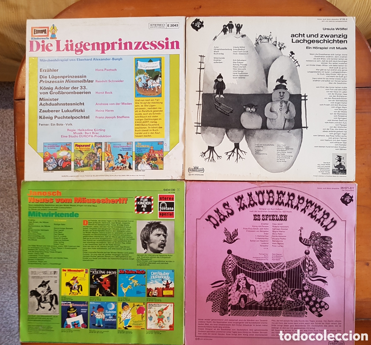 Discos de vinilo: e 4 discos vinilo de cuentos en alem&aacute;n - Foto 2