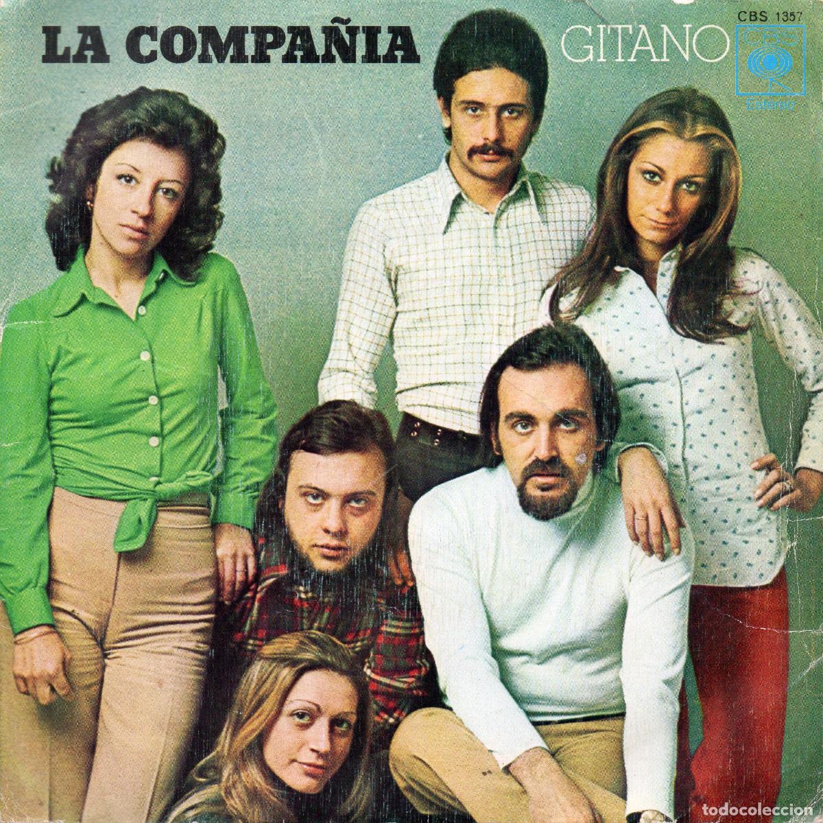 Discos de vinilo: LA COMPA&Ntilde;IA - GITANO - SINGLE - 1973 - Foto 1