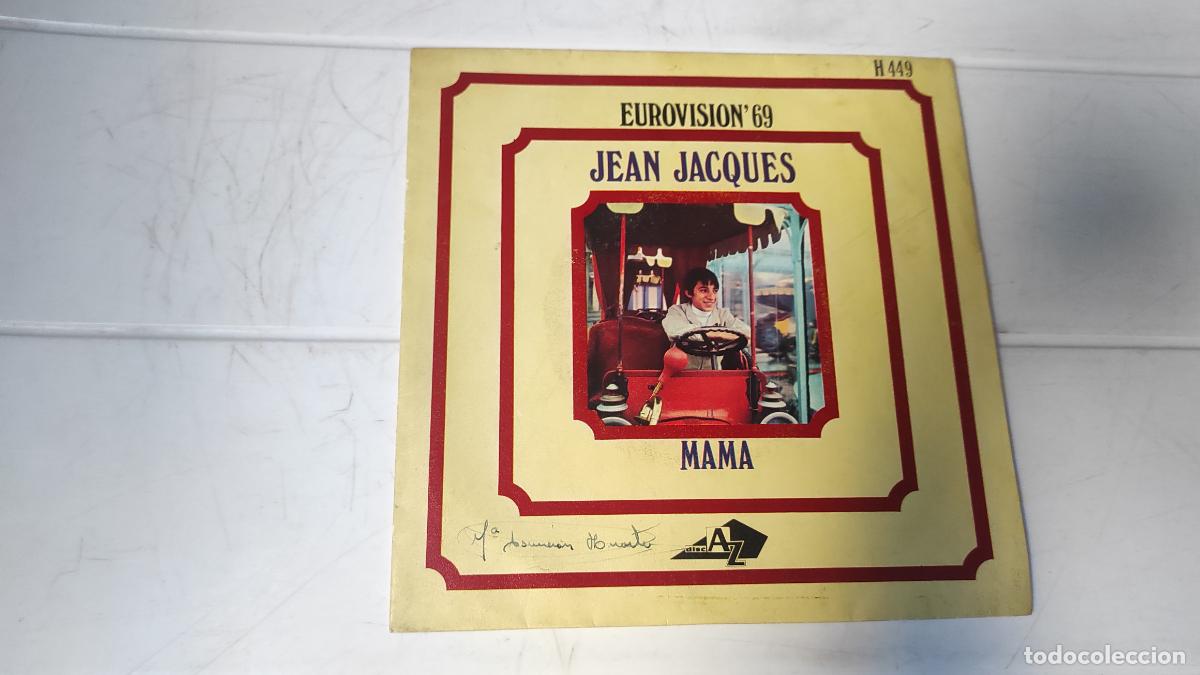 Discos de vinilo: SINGLE JEAN JACQUES - MAMA EUROVISION 69 - Foto 1