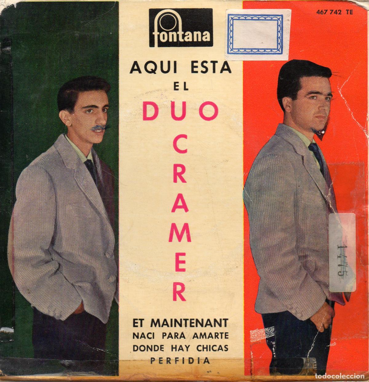 Discos de vinilo: DUO CRAMER - ET MAINTENANT + 3 EP.S - 1962 - Foto 1