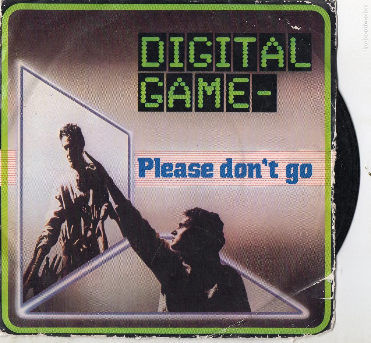 Discos de vinilo: DIGITAL GAME - PLEASE DON`T GO - SINGLE - 1985 - Foto 1
