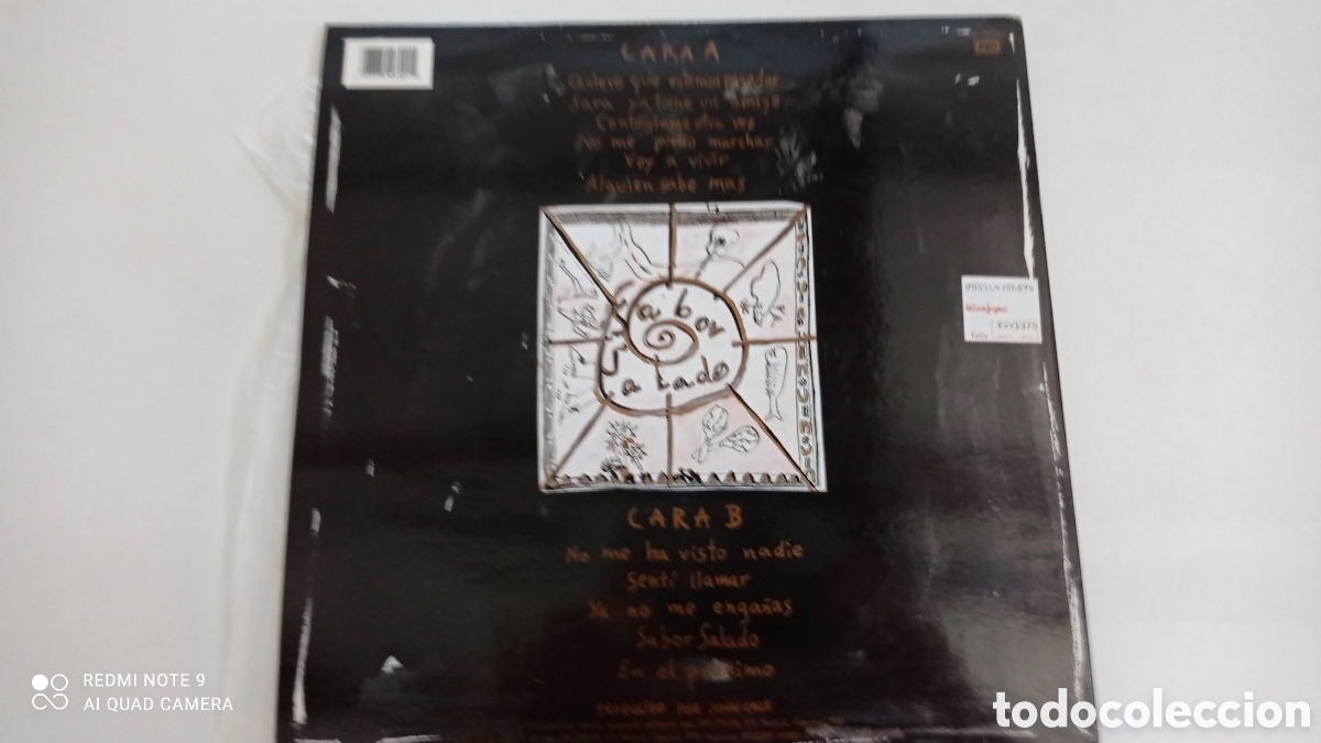 Discos de vinilo: LOS RONALDOS - Sabor Salado - LP EMI ODEON ESPA&Ntilde;A 1990 - Foto 3