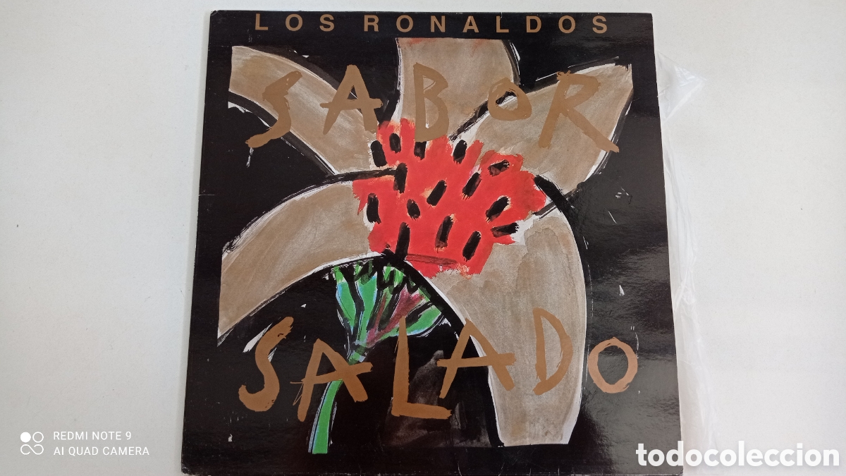 Discos de vinilo: LOS RONALDOS - Sabor Salado - LP EMI ODEON ESPA&Ntilde;A 1990 - Foto 1