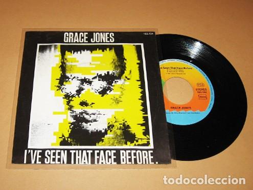 Discos de vinilo: GRACE JONES - IVE SEEN THAT FACE BEFORE (LIBERTANGO) - SINGLE - 1981 - Foto 1