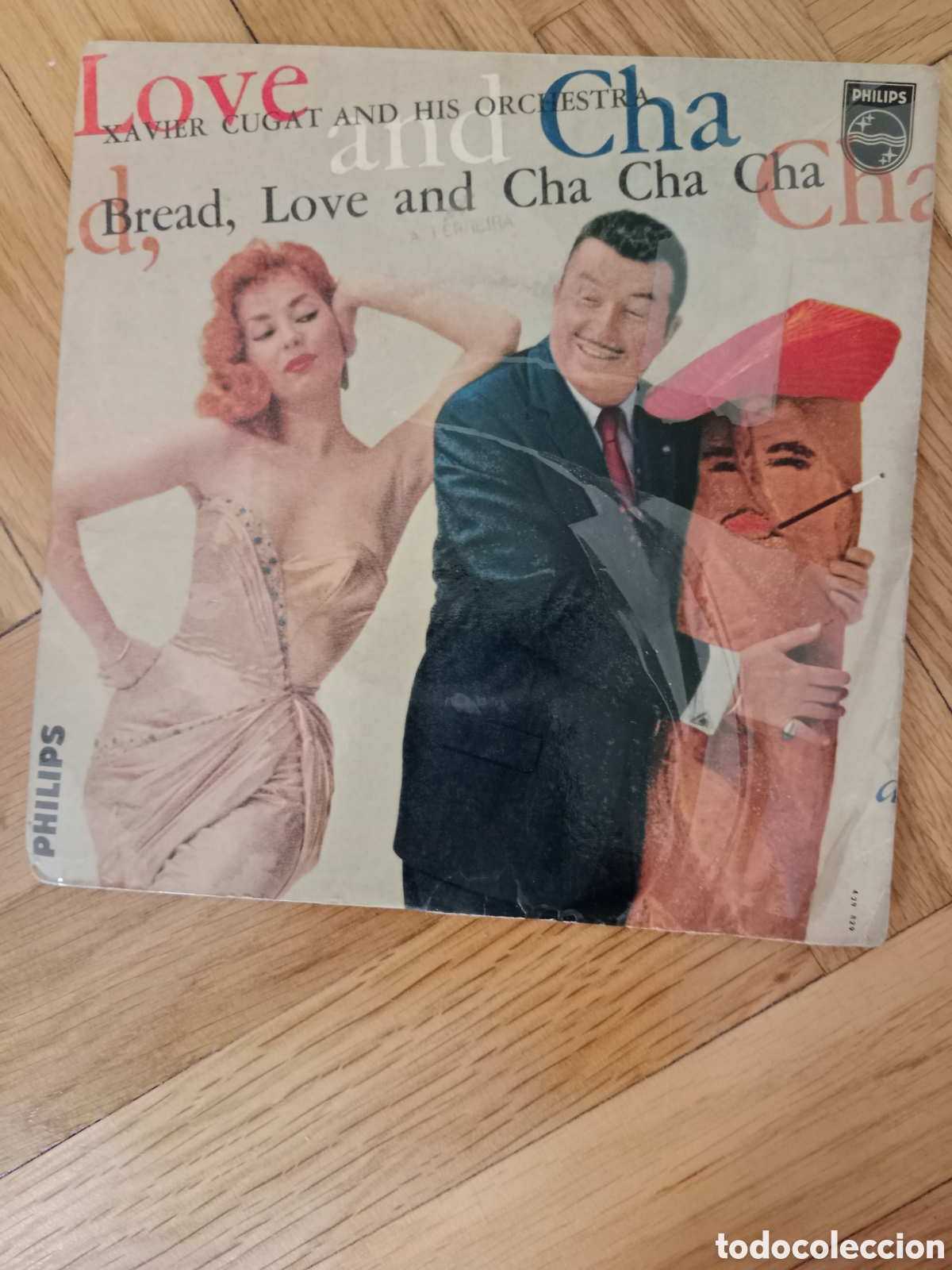 Discos de vinilo: Xavier Cugat - Bread, Love and cha cha cha - Foto 1