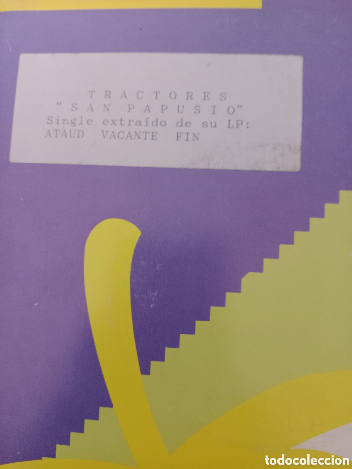 Discos de vinilo: Tractores - San Papusio - Foto 2