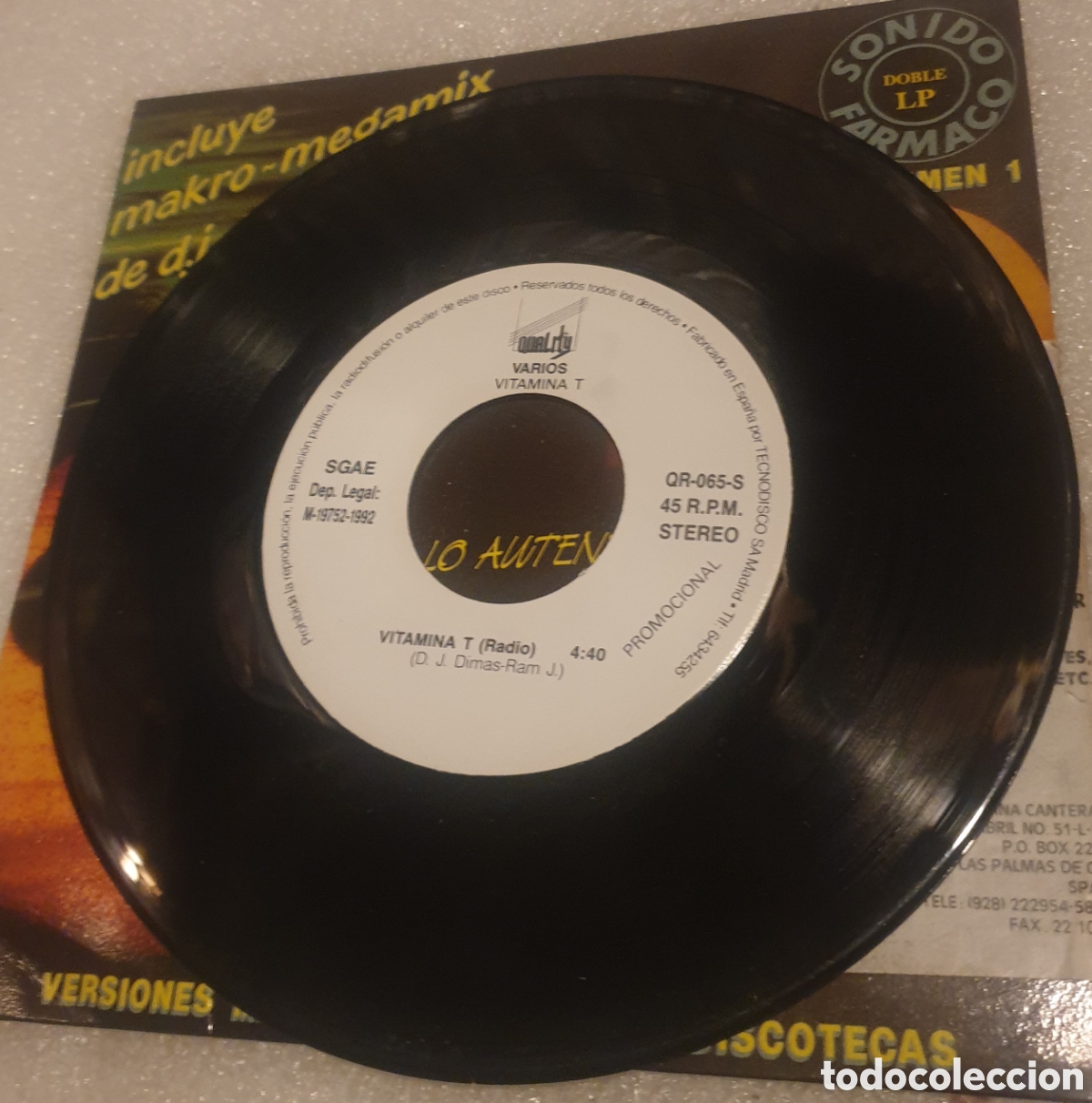 Discos de vinilo: Vitamina T. Promocional. - Foto 2