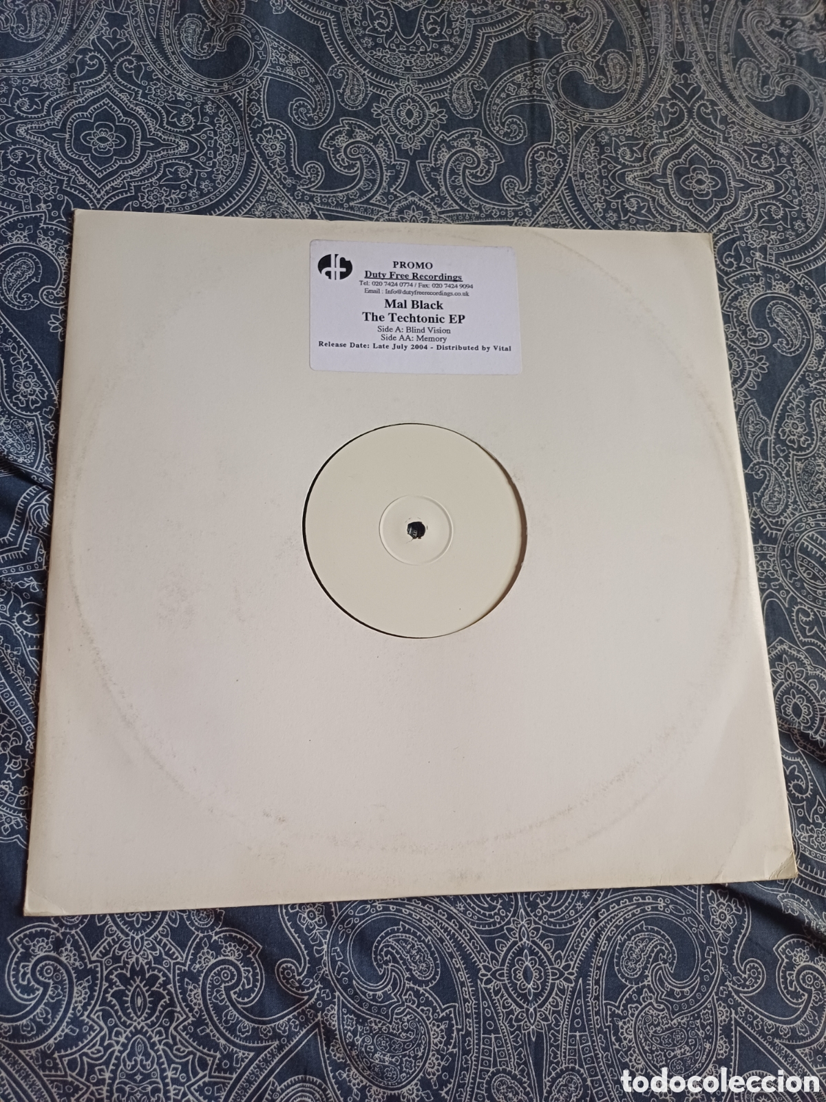 Discos de vinilo: The techtonic EP Mal Black - Foto 2