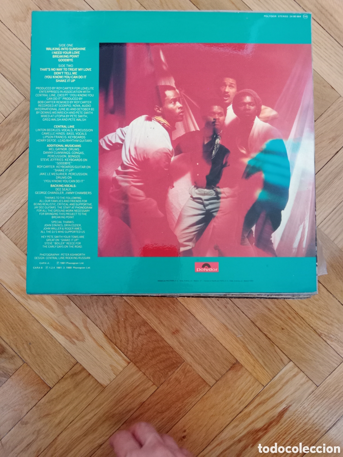 Discos de vinilo: Central line - Breaking point - Foto 2