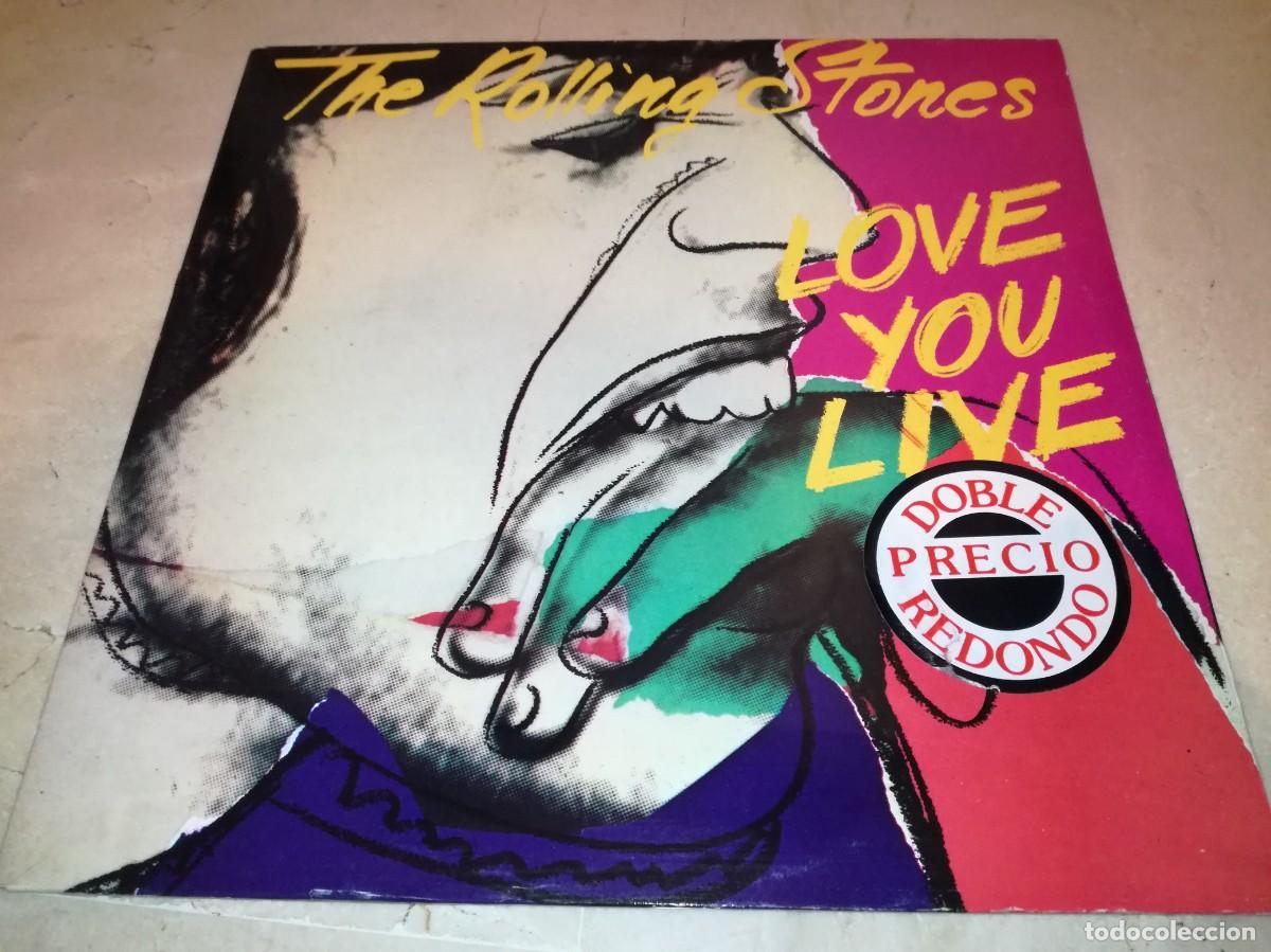 Discos de vinilo: THE ROLLING STONES-LOVE YOU LIVE-DOBLE LP-EDICION ESPA&Ntilde;OLA-VINILOS EN MUY BUEN ESTADO
