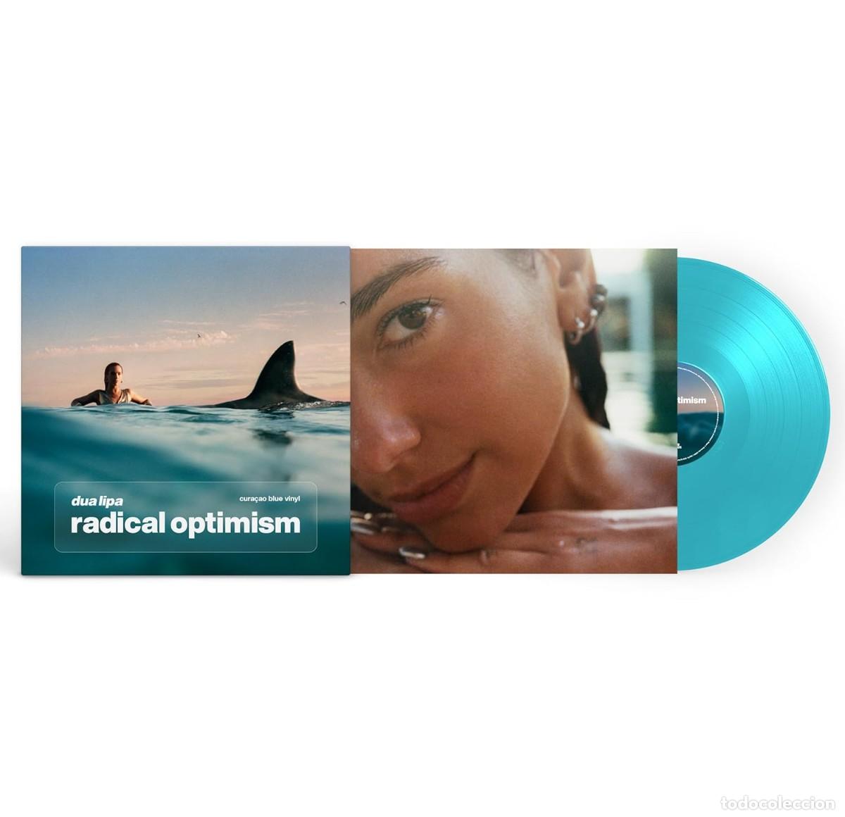 Discos de vinilo: Dua Lipa &lrm;&ndash; Radical Optimism - LP - Cura&ccedil;ao Blue - Foto 1