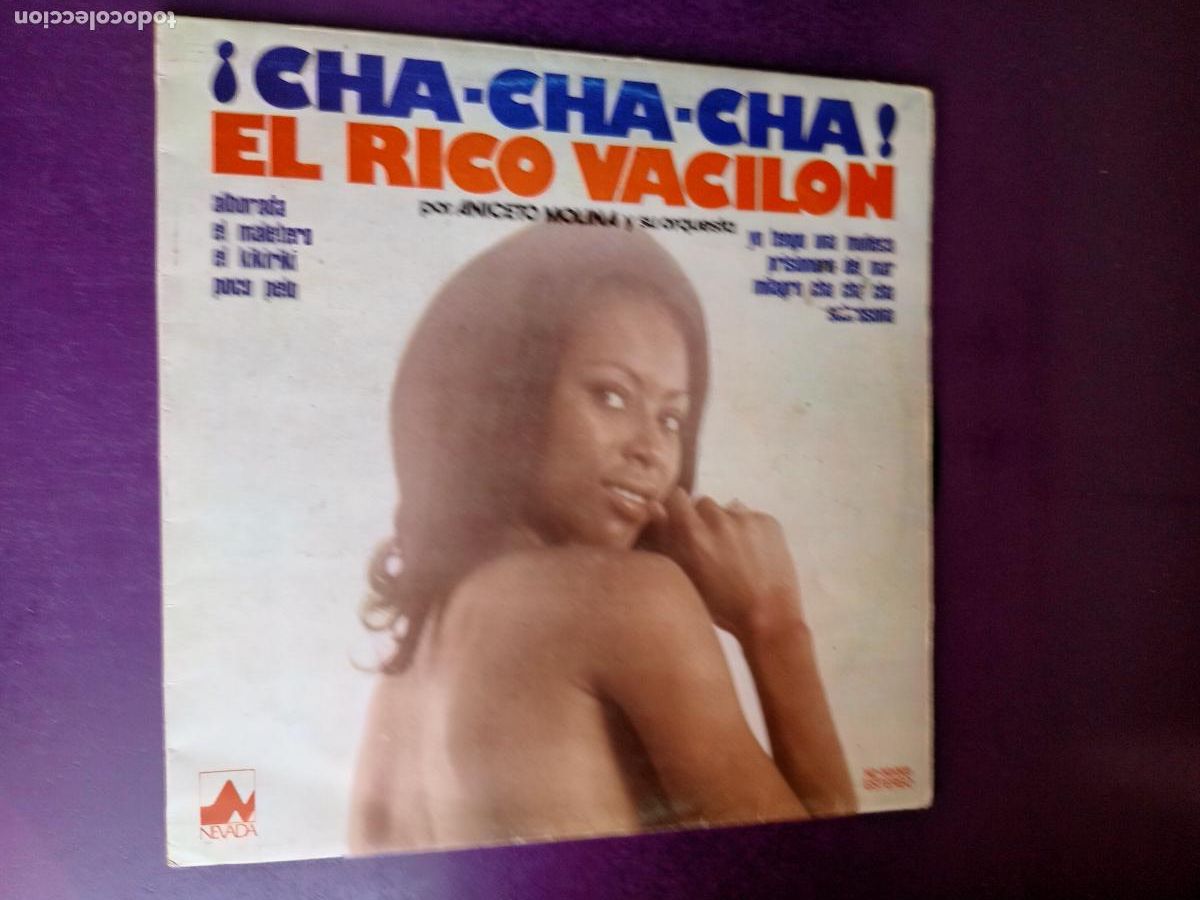 Discos de vinilo: Aniceto Molina Y Su Or&lrm;q - Cha-Cha-Cha El Rico Vacil&oacute;n - LP NEVADA 1978 - CUMBIA,