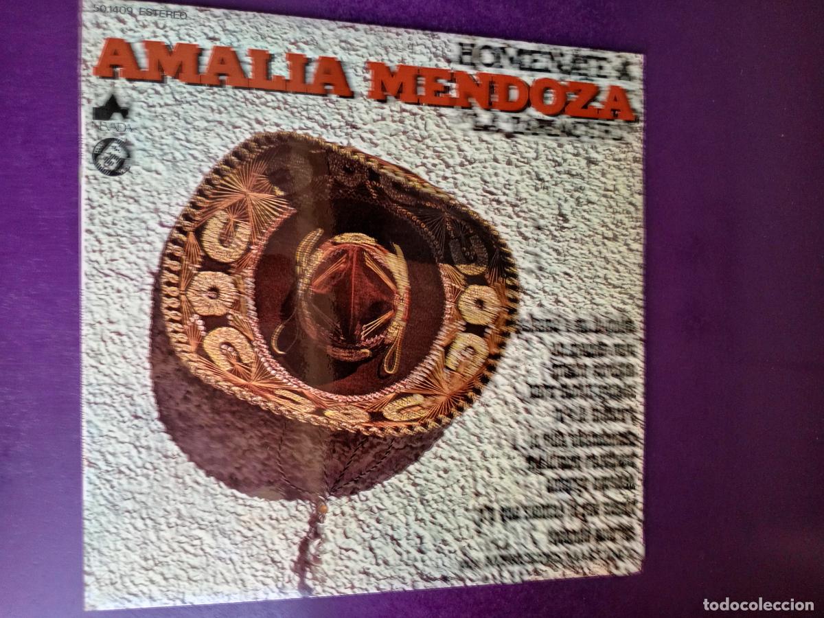 Vinyl records: HOMENAJE A Amalia Mendoza La Tariacuri - LP NEVADA 1979 - RANCHERA BOLERO MEXICO - VINILO SIN USO