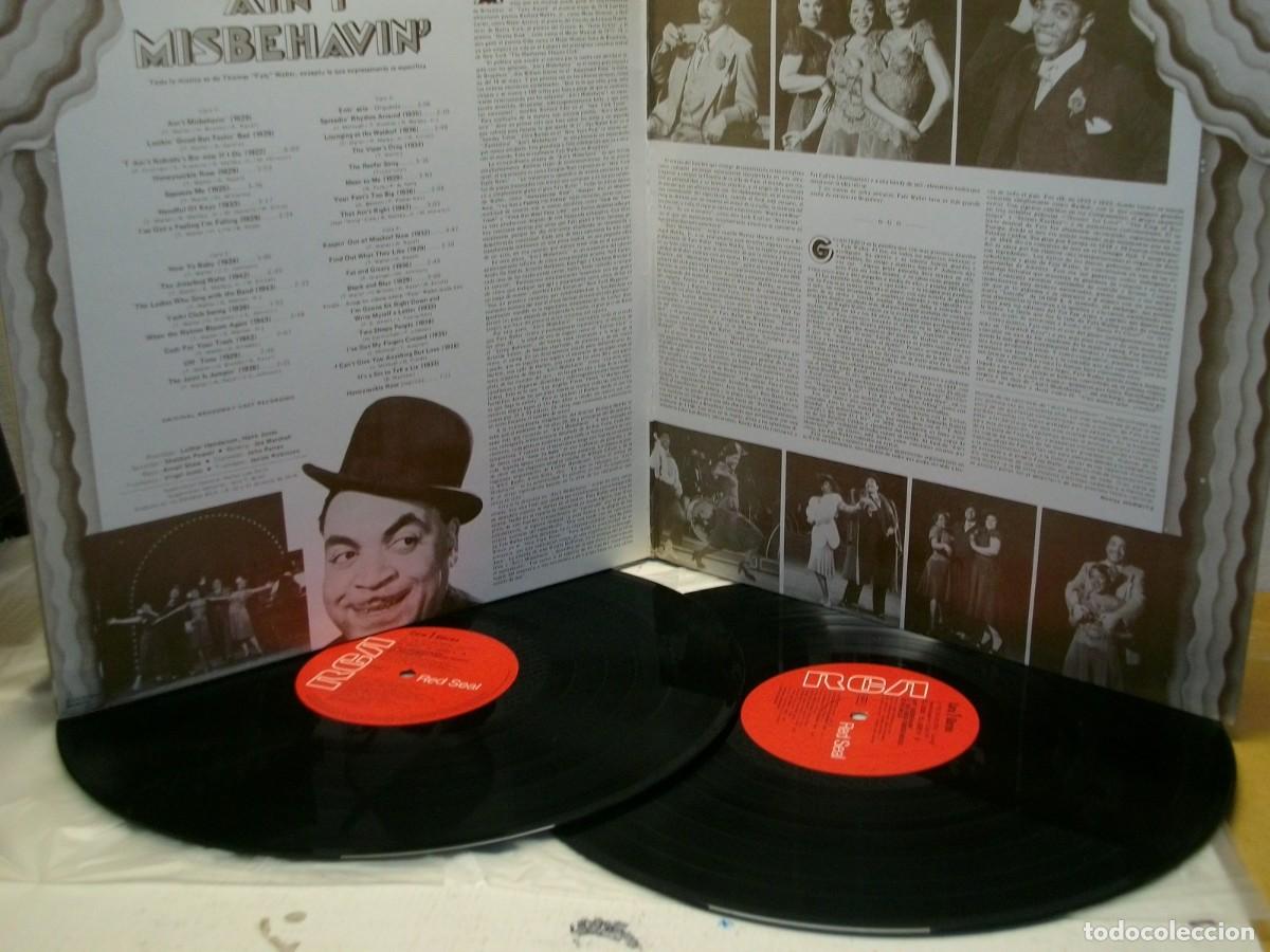Discos de vinilo: &rdquo;Aint Misbehavin&rdquo; Original Broadway Cast LP - Foto 3