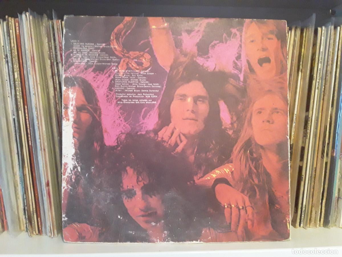 Discos de vinilo: Alice Cooper &lrm;&ndash; Killer - lp edic. argentina 1973 - Foto 2
