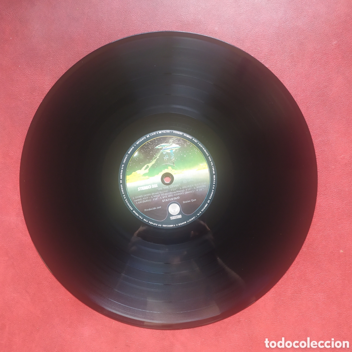 Discos de vinilo: vinilo Status quo on the level - Foto 3