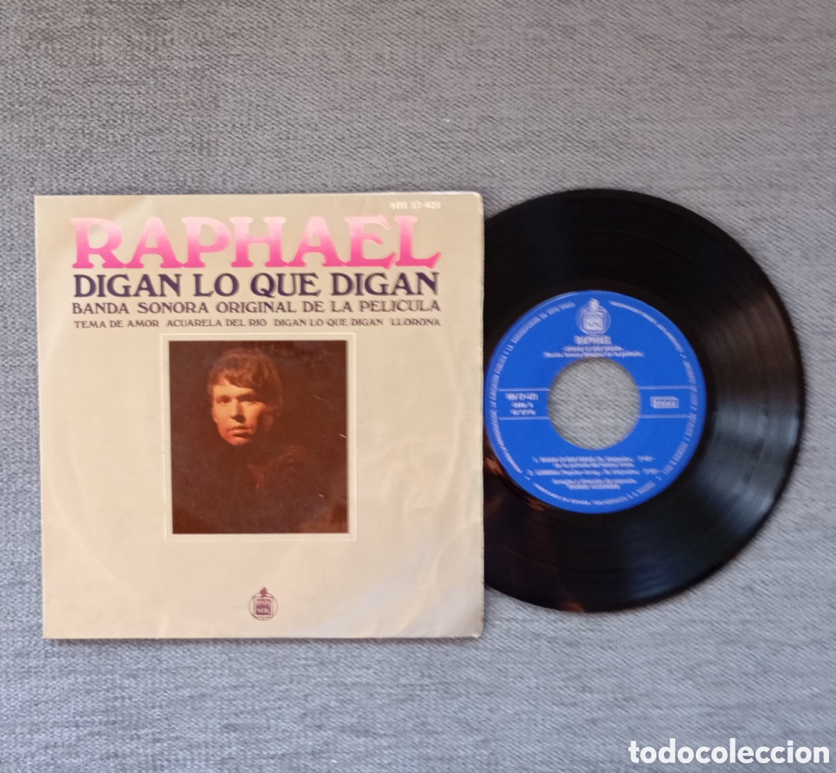 Discos de vinilo: Raphael. Tema De Amor + 3. EPs, a&ntilde;o 1969. - Foto 1
