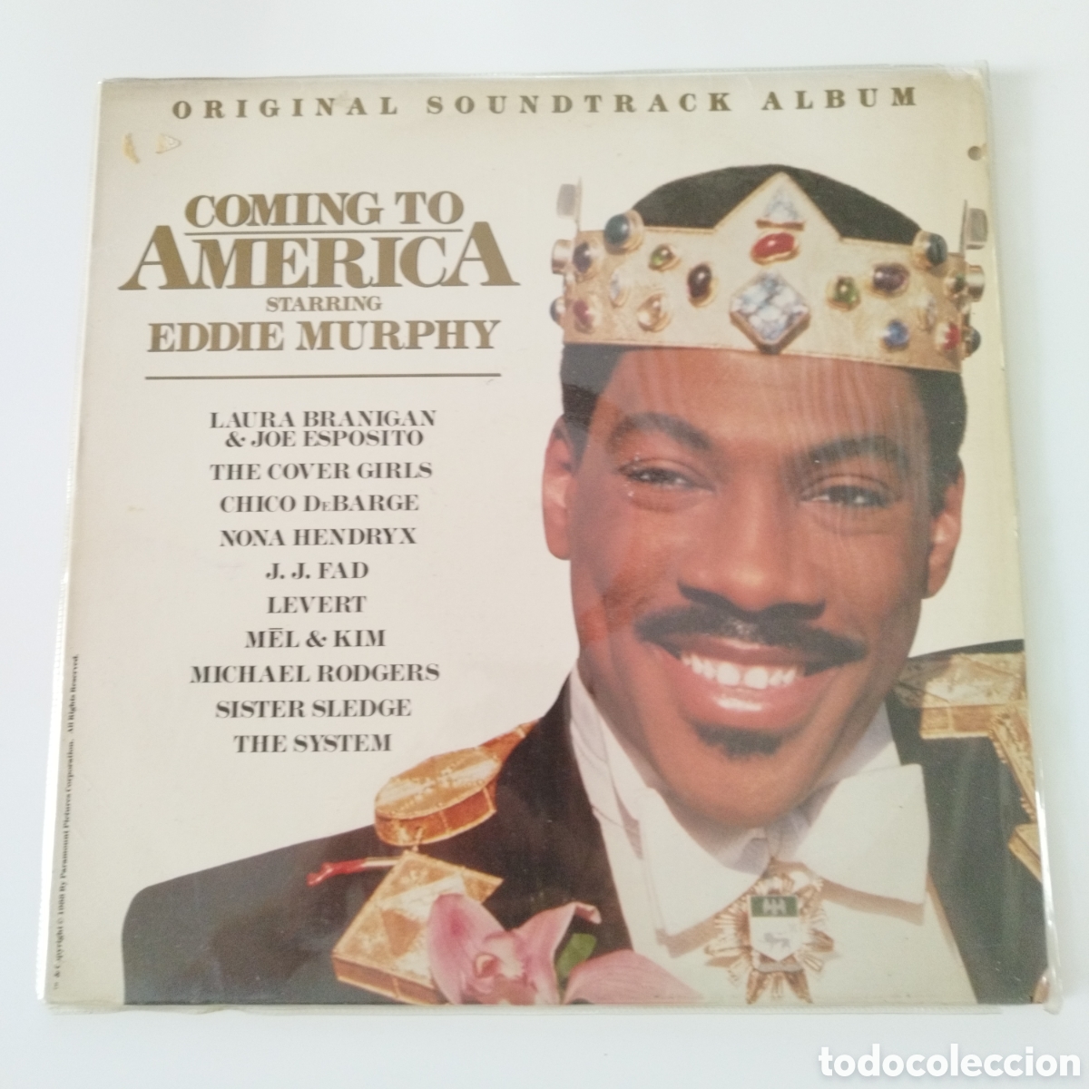 Discos de vinilo: VINILO LP / COMING TO AMERICA / 1988 / BANDA SONORA/ EDDIE MURPHIE /